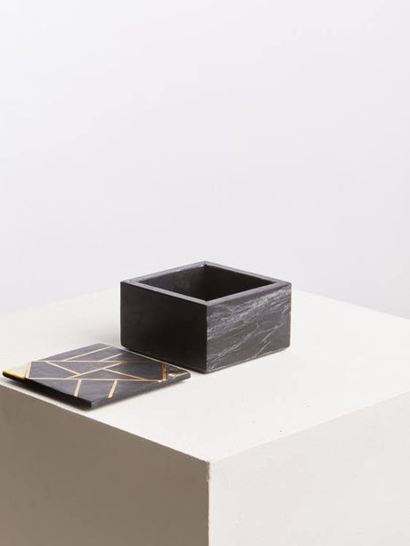 Oriana Small Black Slate Trinket Box