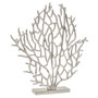 Prato Small Silver Nickel Finish Coral Sculpture
