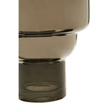 Cayden Small Smoked Black And Silver Vase