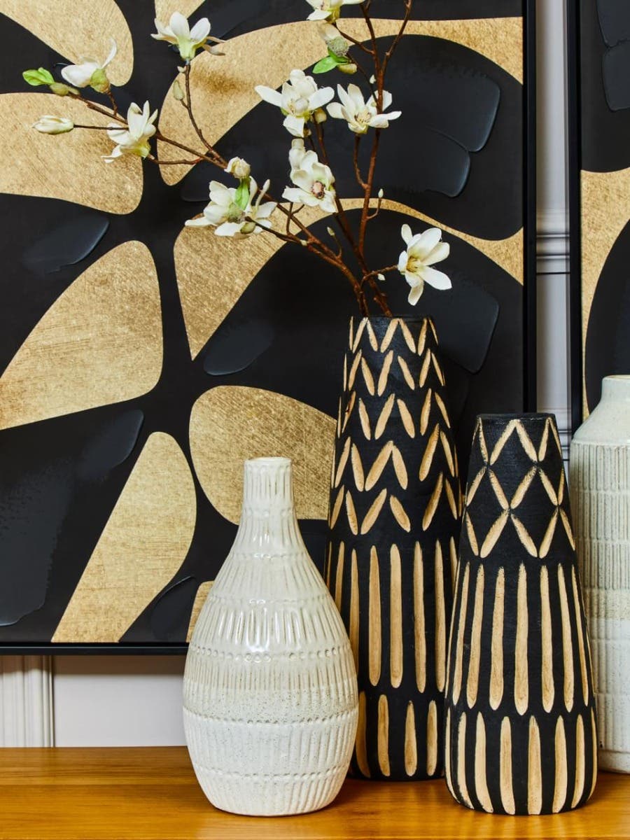 Arlo Large Engraved Vase