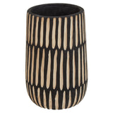 Arlo Large Natural And Black Vase
