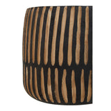 Arlo Large Engraved Natural And Black Planter