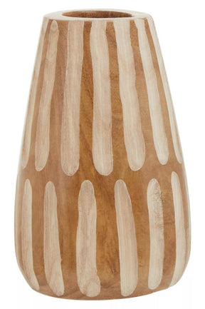 Arlo Small Brown And Natural Vase