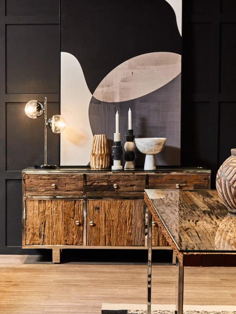 Arlo Small Brown And Natural Vase