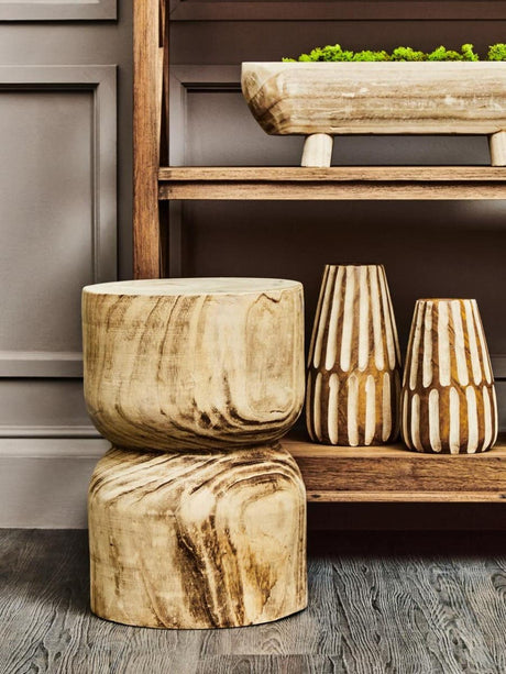 Arlo Small Brown And Natural Vase