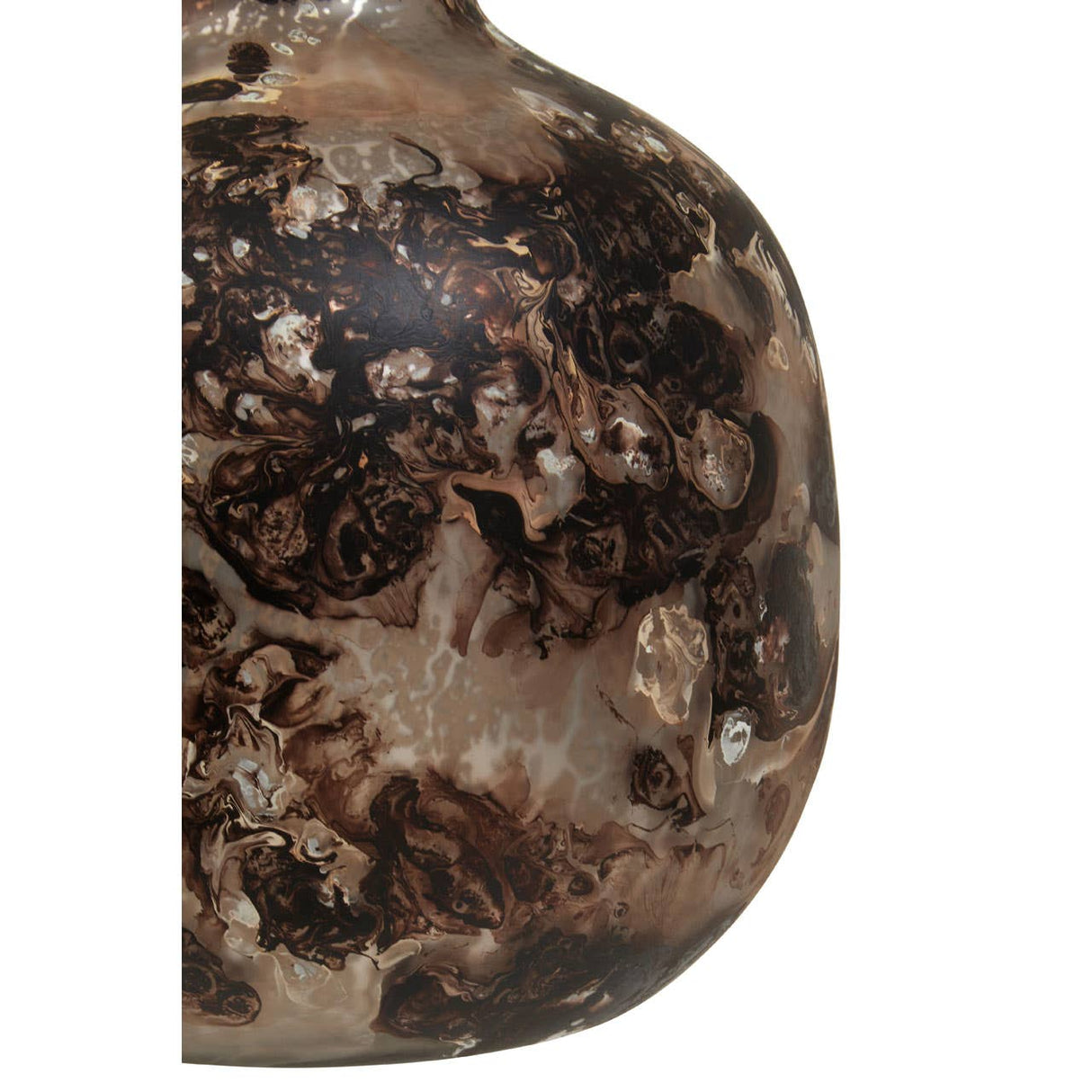 Garan Brown Glass Vase