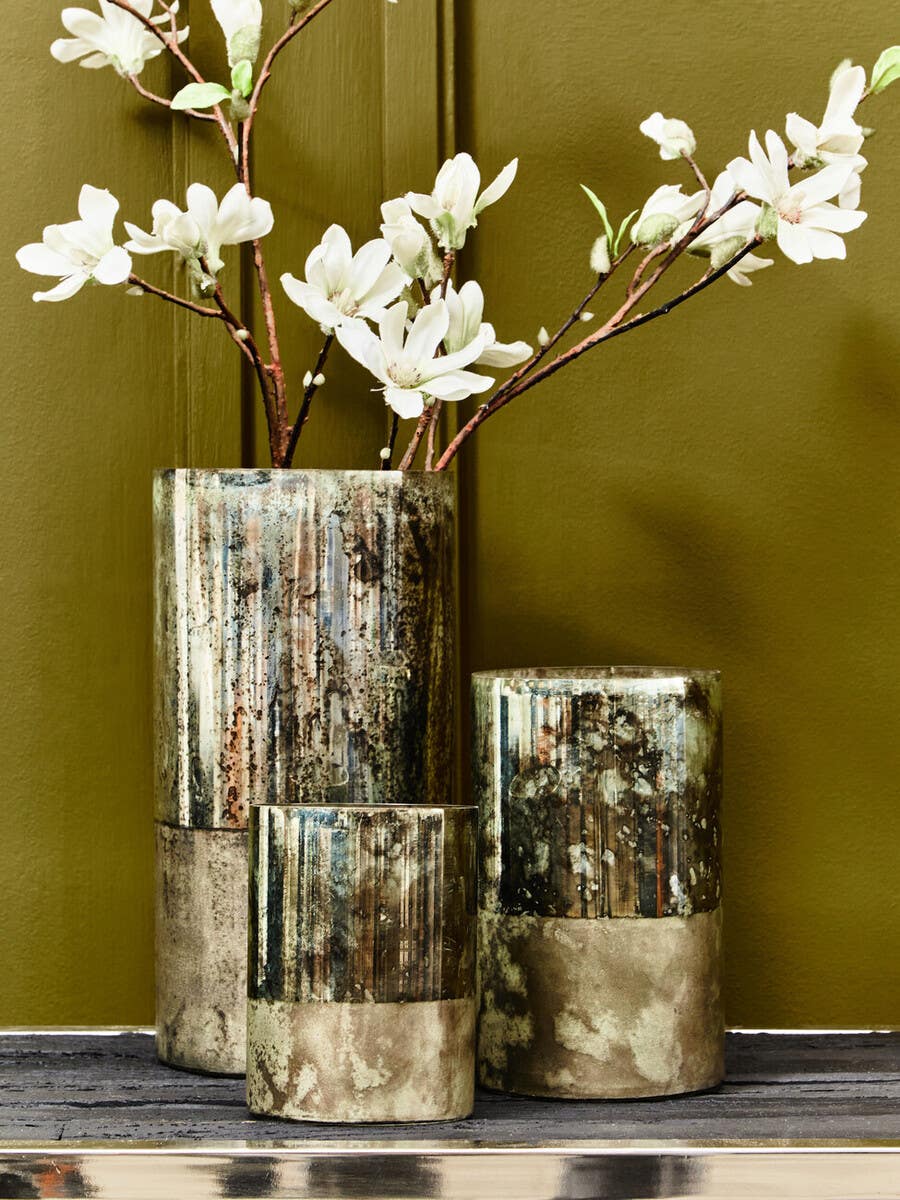 Gaia Black Small Vase