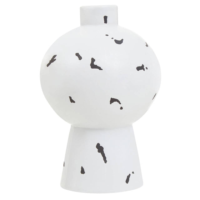 Tundra White and black Small Vase
