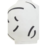 Tundra Black And White Vase
