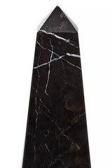Salmo Small Black Marble Obelisk