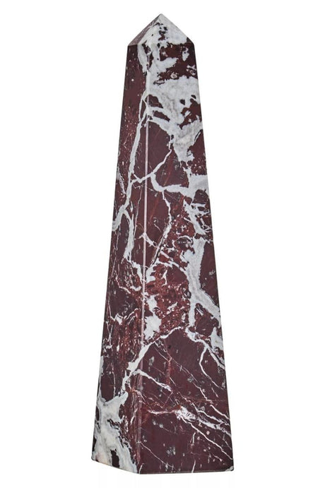 Salmo Large Red Marble Obelisk