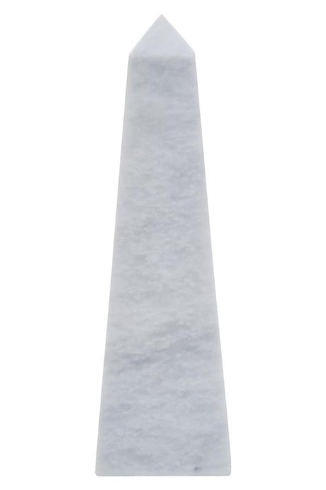 Salmo Small White Marble Obelisk