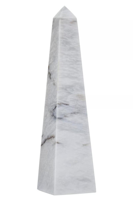 Salmo Large White Marble Obelisk