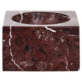 Salmo Square Red Marble Bowl