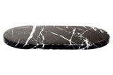 Salmo Oval Black Marble Serving Board