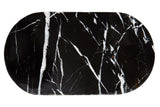 Salmo Oval Black Marble Serving Board