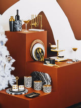 Salmo Oval Black Marble Serving Board