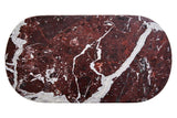 Salmo Oval Red Marble Serving Board