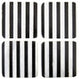 Soma Set of Four Square Striped Coasters