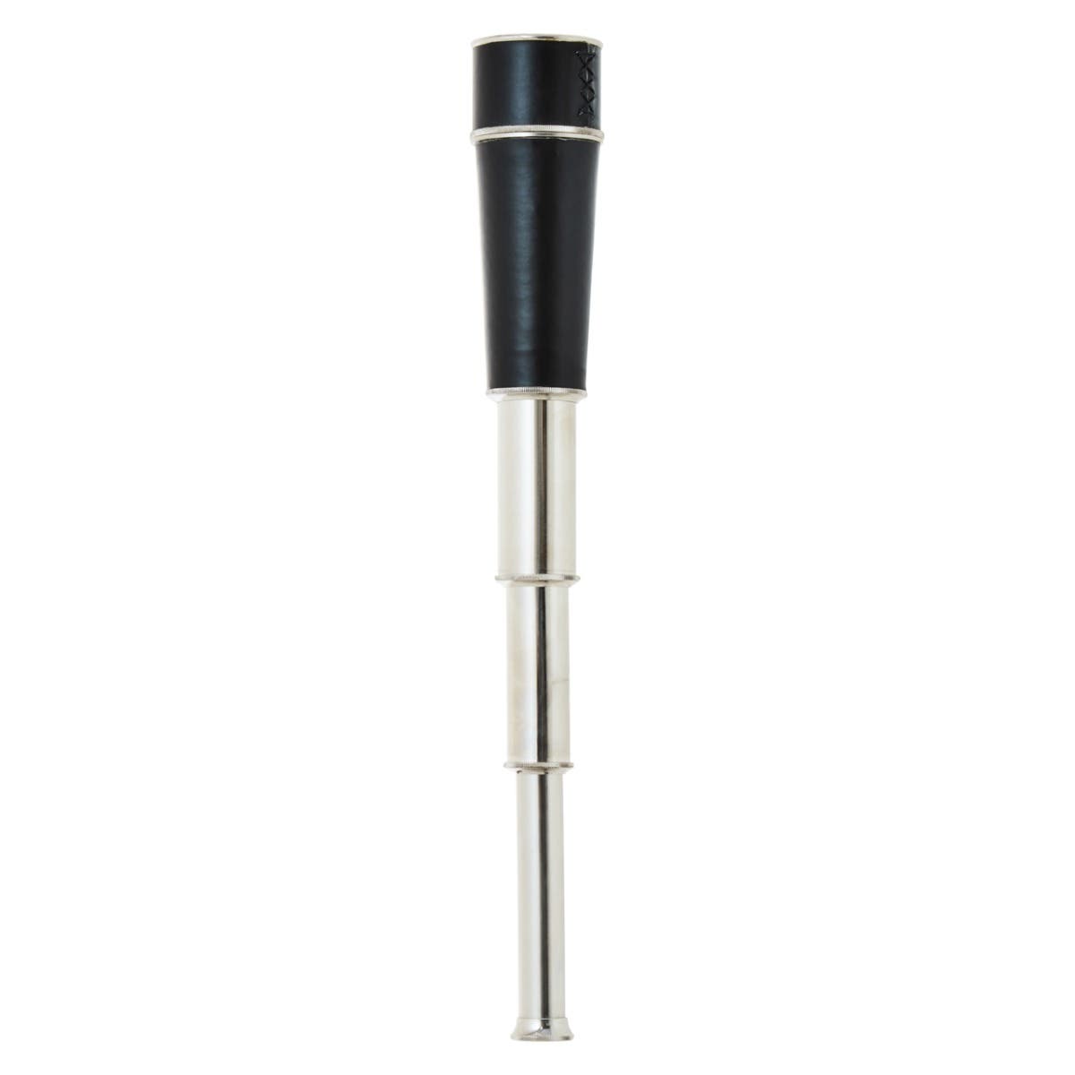 Churchill Black Leather Effect Telescope