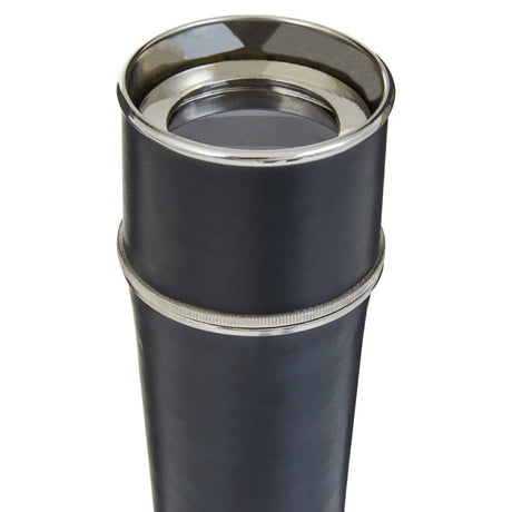 Churchill Black Leather Effect Telescope