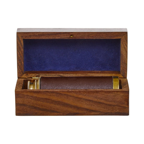 Churchill Brown Leather Effect Telescope