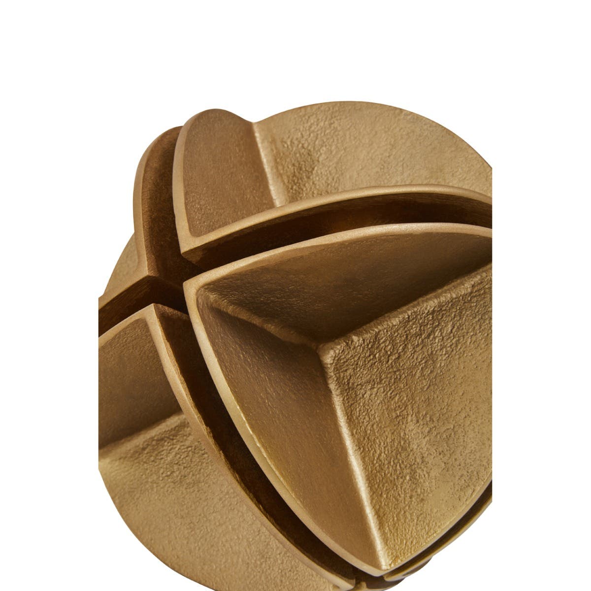 Prato Brass Finish Sculpture