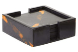 Roma Set Of Four Tortoise Shell Coasters