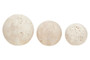 Tibor Travertine Set of 3 Deco Balls