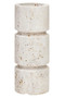 Tibor Travertine Small Candle Holder