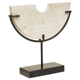 Tibor Travertine Small Sculpture