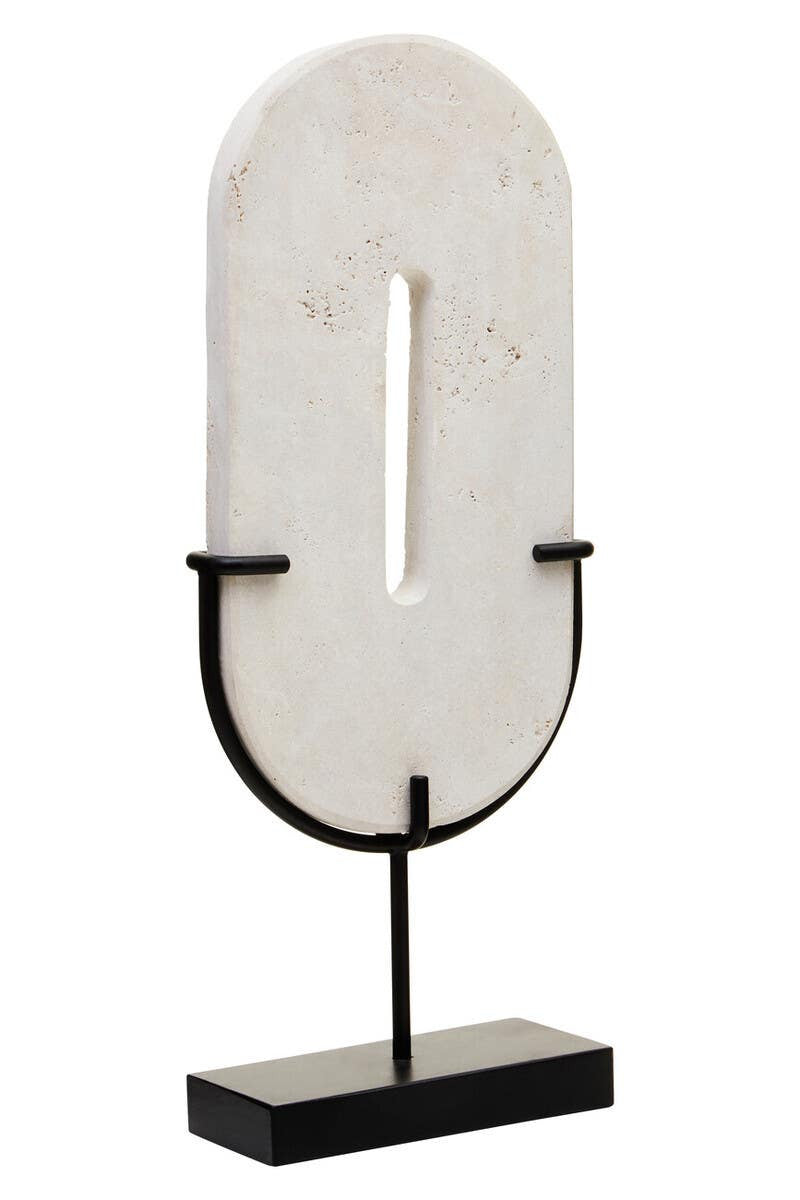 Tibor Travertine Large Sculpture