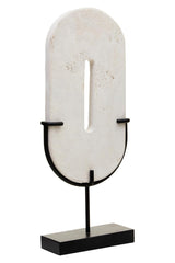 Tibor Travertine Large Sculpture