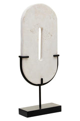Tibor Travertine Large Sculpture
