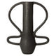 Deriva Large Textured Black Vase