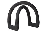 Deriva Textured Black Sculpture