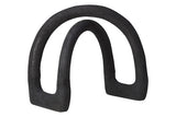 Deriva Textured Black Sculpture