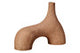 Dunas Small Textured Beige Abstract Vase