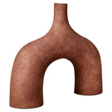 Dunas Large Textured Red Abstract Vase