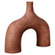 Dunas Large Textured Red Abstract Vase