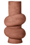 Dunas Large Textured Red Bubble Vase