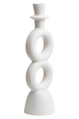 Hapax Large Cream Candle Holder