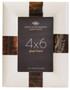 Decio 4In x 6In Cream And Brown Finish Photo Frame