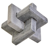 Nason Grey Marble Knot Sculpture