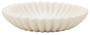 Savio Small White Fluted Marble Bowl