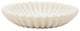 Savio Small White Fluted Marble Bowl