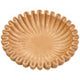 Savio Small Ochre Fluted Marble Bowl