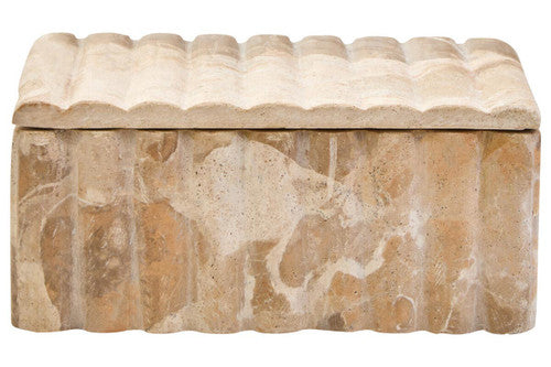 Santino Rectangular Chocolate Marble Box