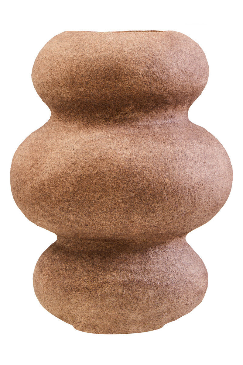 Sanai Cotton Mache and Coco Shell Bubble Vase