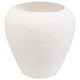 Sanai White Cotton Mache Large Planter